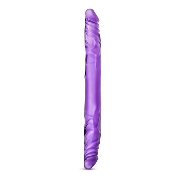 B Yours 14 inches Double Dildo Purple - OmniPleasures