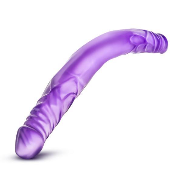 B Yours 14 inches Double Dildo Purple - OmniPleasures