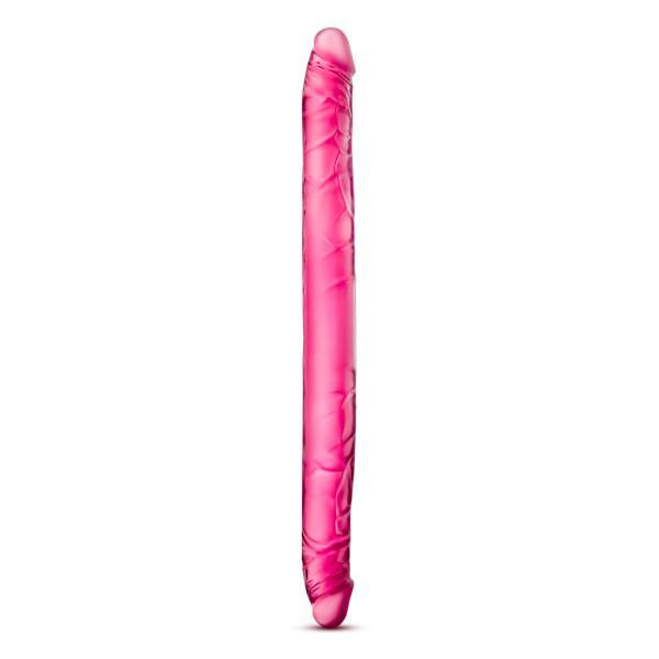 B Yours 16 inches Double Dildo Pink - OmniPleasures