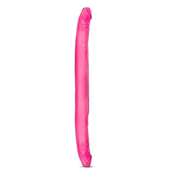 B Yours 16 inches Double Dildo Pink - OmniPleasures