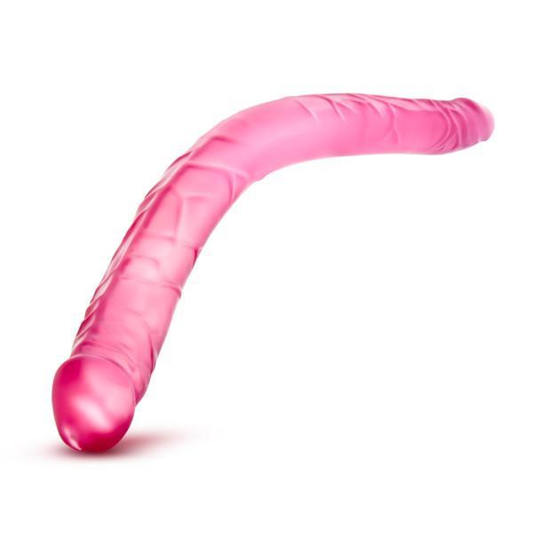 B Yours 16 inches Double Dildo Pink - OmniPleasures