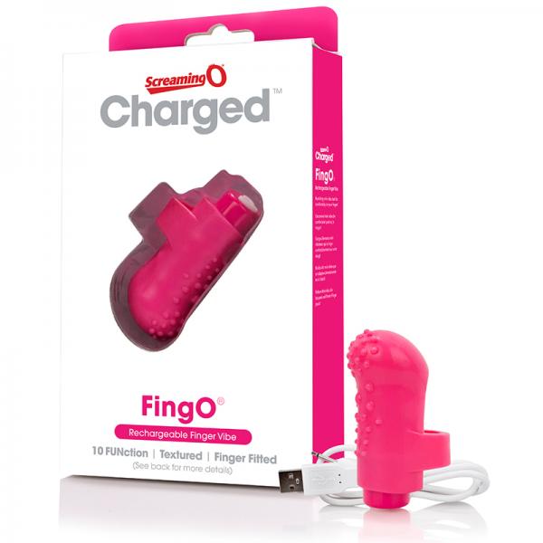 Screaming O Charged Fingo Vooom Mini Vibe - Pink - OmniPleasures