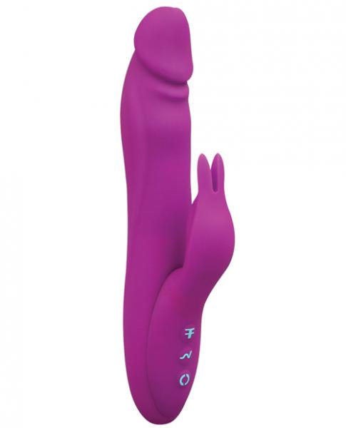 Femmefunn Booster Rabbit Vibrator Purple - OmniPleasures