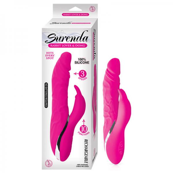 Surenda Rabbit Lover & Dong Pink Vibrator - OmniPleasures