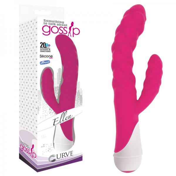 Gossip Ellen Magenta Pink Rabbit Vibrator - OmniPleasures