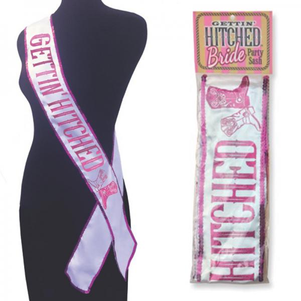 Gettin Hitched Bride Party Sash - OmniPleasures