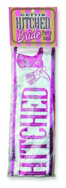 Gettin Hitched Bride Party Sash - OmniPleasures