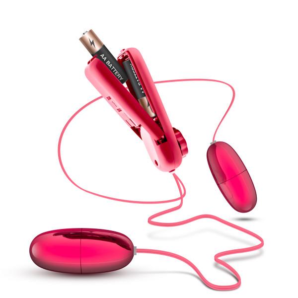 Double Pop Eggs Cerise Pink Vibrating Bullet - OmniPleasures