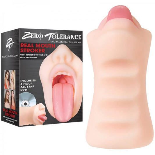 Zero Tolerance Real Mouth Stroker W/dvd - OmniPleasures