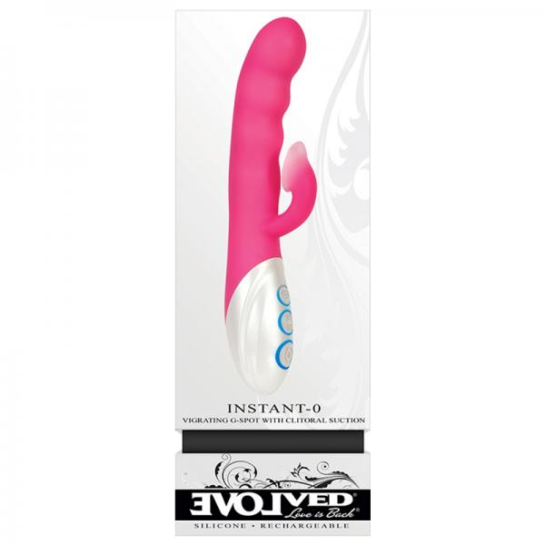 Evolved Instant-o With Clitoral Suction 8 Function Silicone Rechageable Waterproof - OmniPleasures