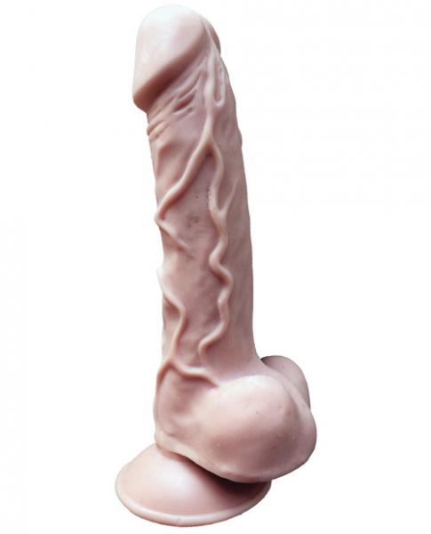 Skinsations Hard Drive 8 inches Dildo Beige - OmniPleasures