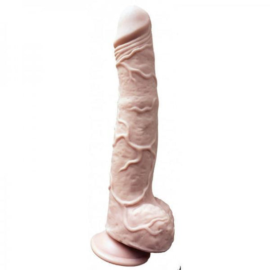 Skinsations Cockasaurus 11 inches Dildo Beige - OmniPleasures