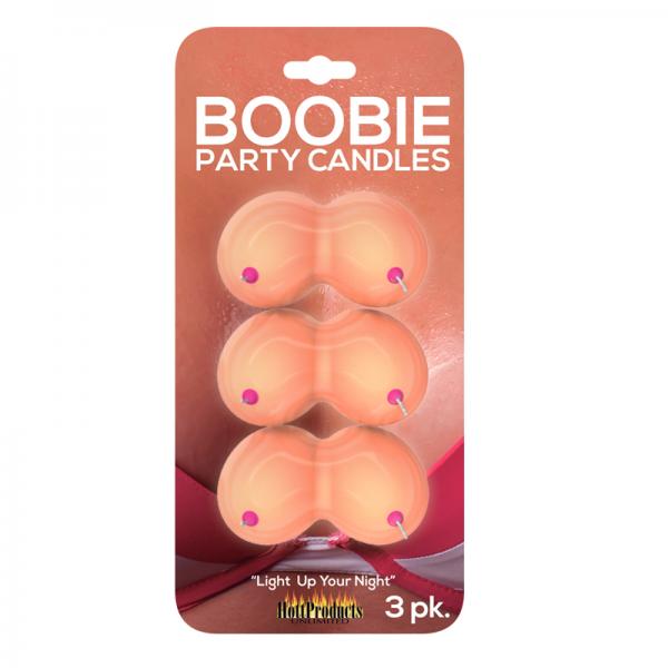 Boobie Party Candles 3 Pack - OmniPleasures