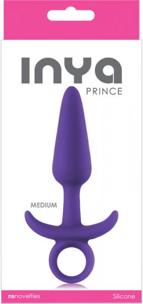 Inya Prince Medium Anal Plug Purple - OmniPleasures