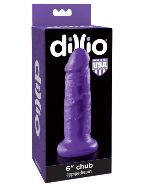 Dillio Purple 6 inches Insertable Chub Dildo - OmniPleasures