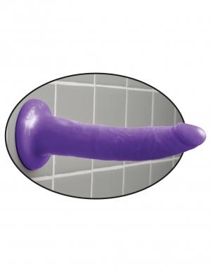 Dillio Purple 7 inches Slim Dildo - OmniPleasures