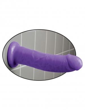 Dillio Purple 8 inches Slim Realistic Dildo - OmniPleasures