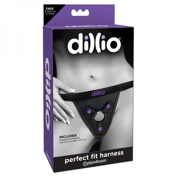 Dillio Purple Perfect Fit Harness - OmniPleasures