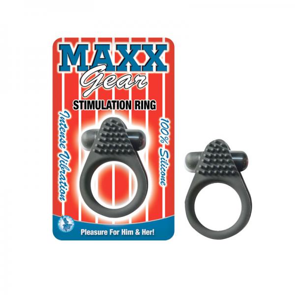 Maxx Gear Stimulation Ring Black - OmniPleasures