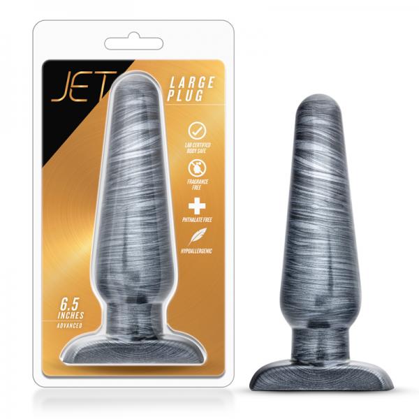 Jet Large Plug Carbon Metallic Black - OmniPleasures