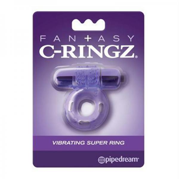 Fcr - Fantasy C-ringz Vibrating Super Ring Purple - OmniPleasures