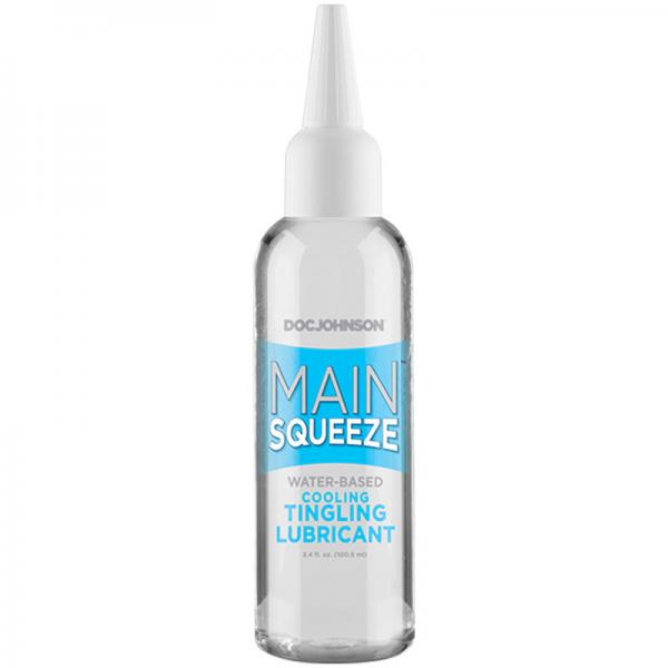 Main Squeeze Water Based Lubricant 3.4 fluid ounces - OmniPleasures