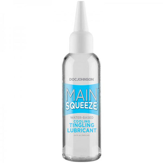 Main Squeeze Water Based Lubricant 3.4 fluid ounces - OmniPleasures