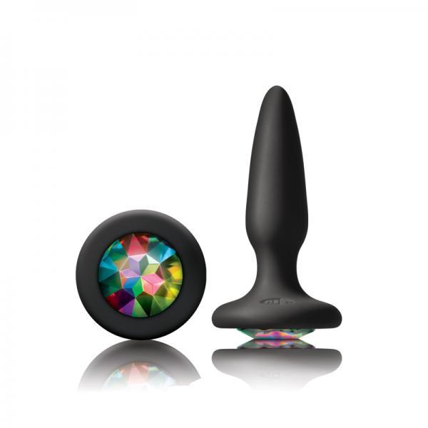 Glams Mini Butt Plug Rainbow Gem - OmniPleasures