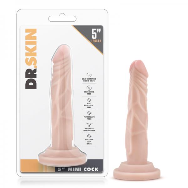 Dr Skin 5 inches Mini Cock Beige Dildo - OmniPleasures