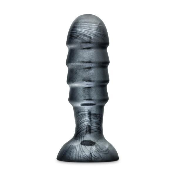 Jet Bruiser Carbon Metallic Black Butt Plug - OmniPleasures