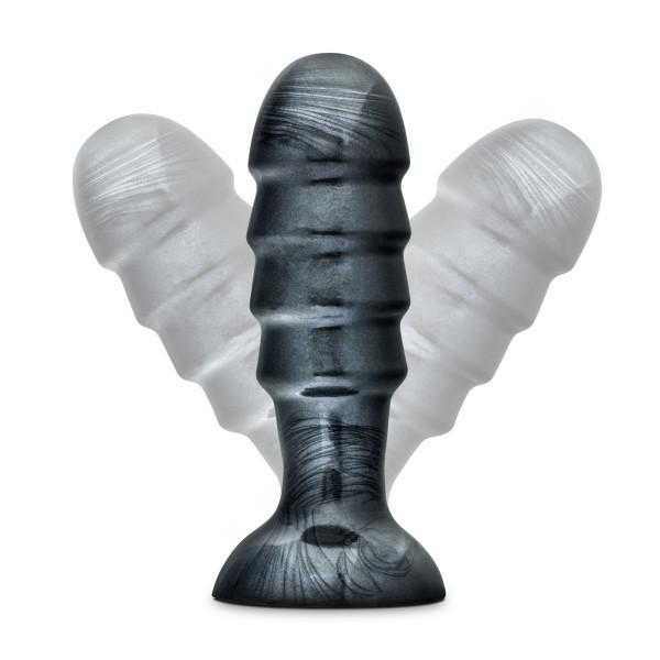 Jet Bruiser Carbon Metallic Black Butt Plug - OmniPleasures