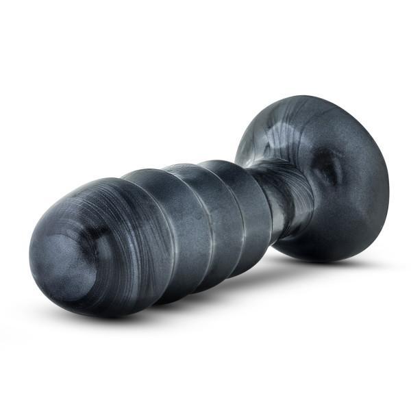 Jet Bruiser Carbon Metallic Black Butt Plug - OmniPleasures