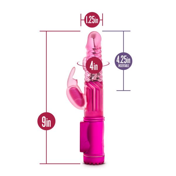 Romping Rabbit Fuchsia Pink Vibrator - OmniPleasures