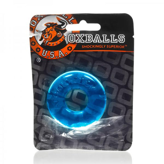 Oxballs Do-nut- 2, Cockring, Large, Ice Blue - OmniPleasures