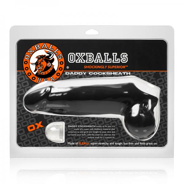 Oxballs Daddy Cocksheath, Black - OmniPleasures