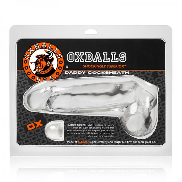 Oxballs Daddy Cocksheath, Clear - OmniPleasures