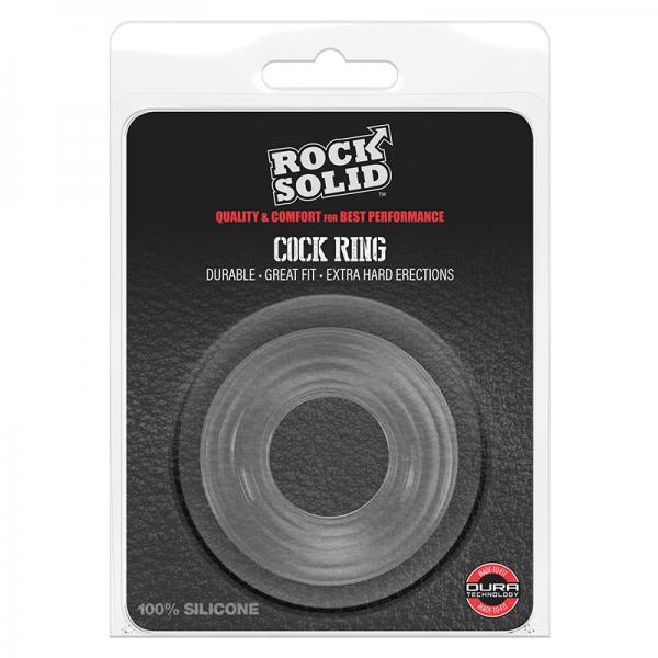 Rock Solid Ribbed Sila-stretch Donut 1in - OmniPleasures