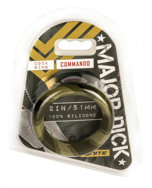 Major Dick Wide Silicone Donut 2 inches Ring Camo - OmniPleasures