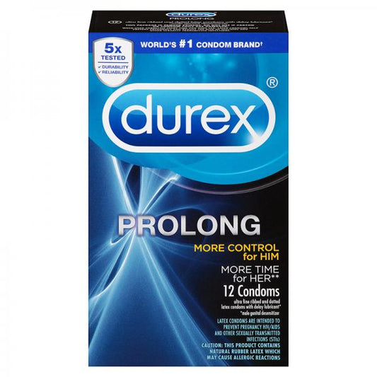 Durex Prolong 12pk - OmniPleasures