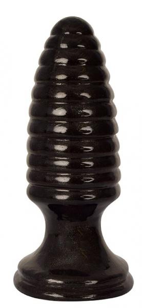 Royal Hiney Red The Marshal Black Butt Plug - OmniPleasures