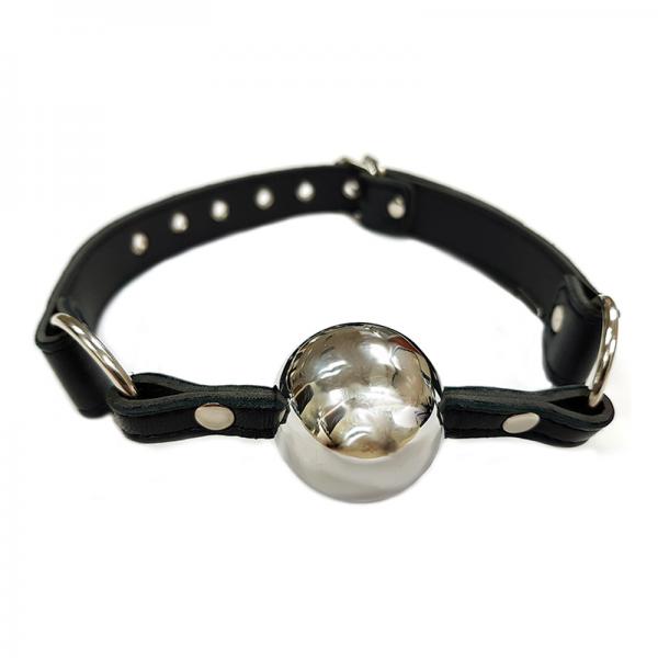 Rouge Ball Gag With Stainless Steel Ball - OmniPleasures