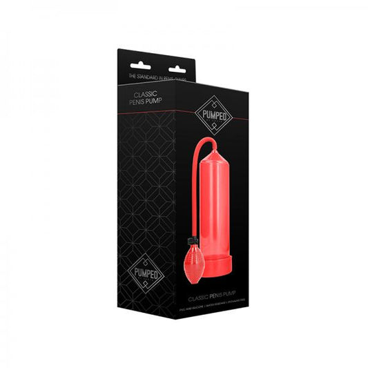 Pumped Classic Penis Pump - Red - OmniPleasures