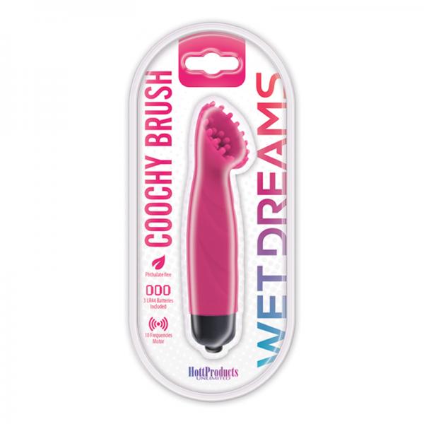 Wet Dreams Coochy Brush 10 Function Magenta - OmniPleasures