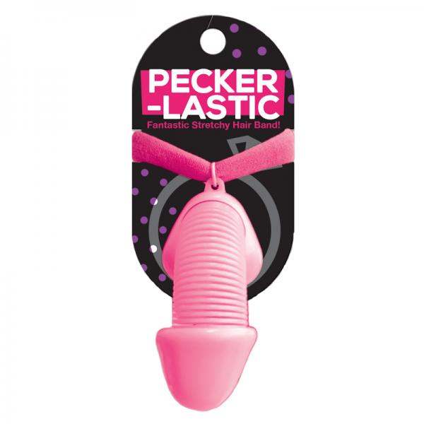 Pecker Lastick Hair Tie Pink - OmniPleasures