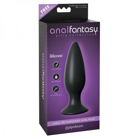 Anal Fantasy Elite Large Rechargeable Anal Plug - OmniPleasures