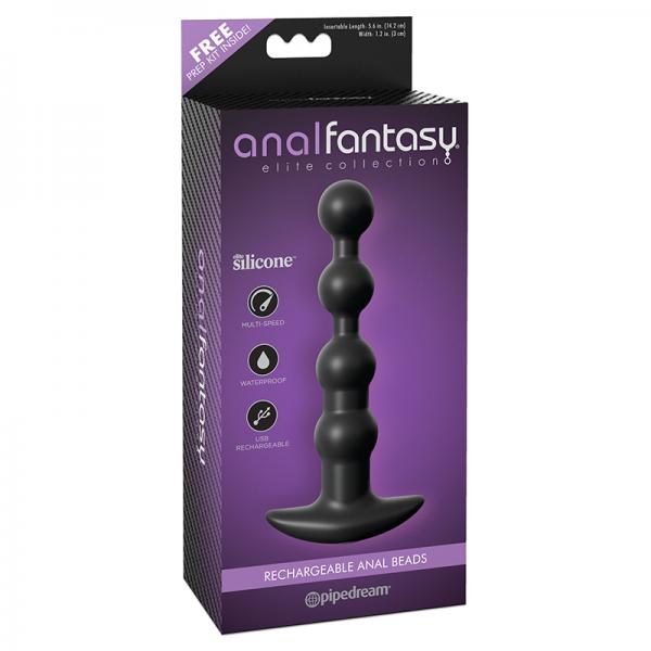 Anal Fantasy Elite Rechargeable Anal Beads - OmniPleasures