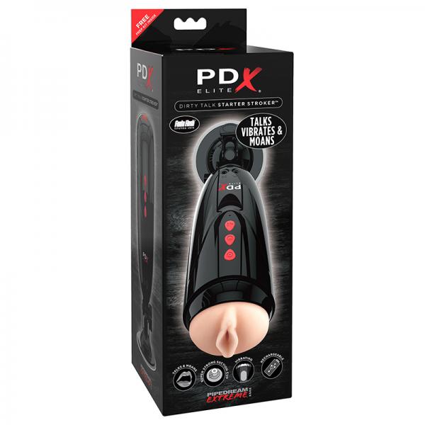 Pdx Elite Dirty Talk Starter Stroker - OmniPleasures