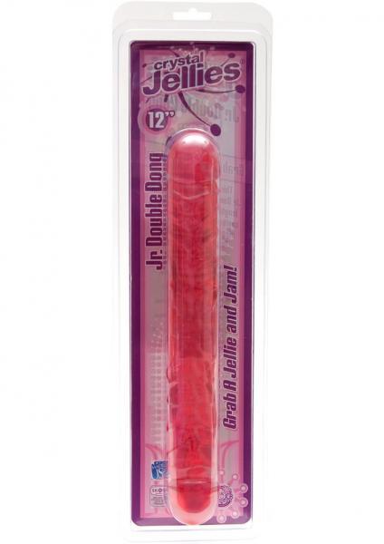 Jellies Jr Double Dong 12 Inch - Pink - OmniPleasures