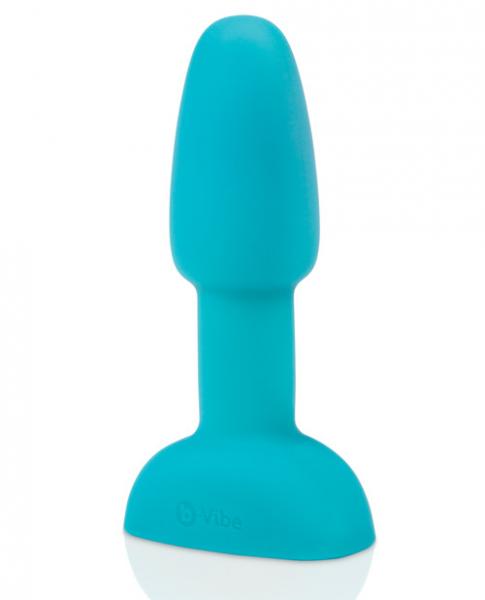 B-Vibe Petite Rimming Teal Blue Butt Plug - OmniPleasures