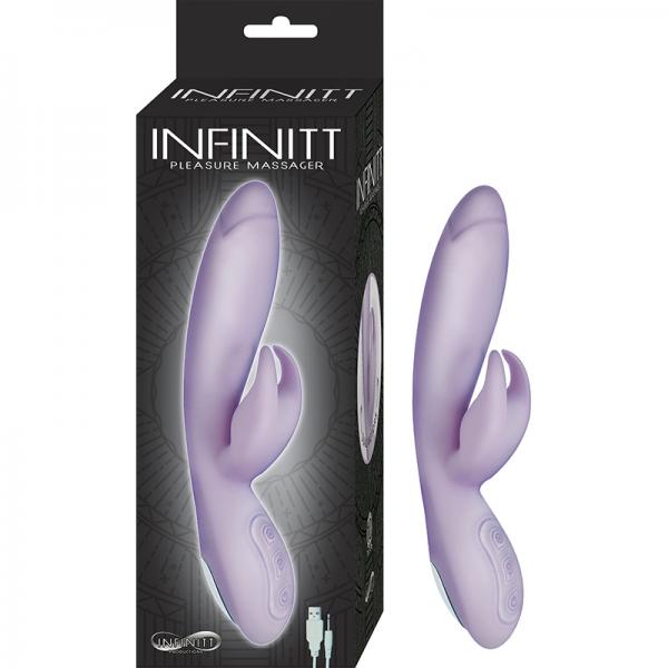 Infinitt Pleasure Massager Dual Motor 10 Function Waterproof Lavender - OmniPleasures